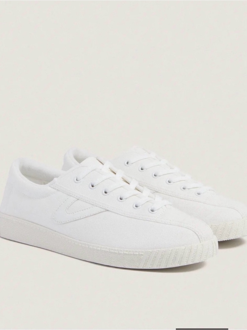 Tretorn Classic White Canvas Women's Sneakers